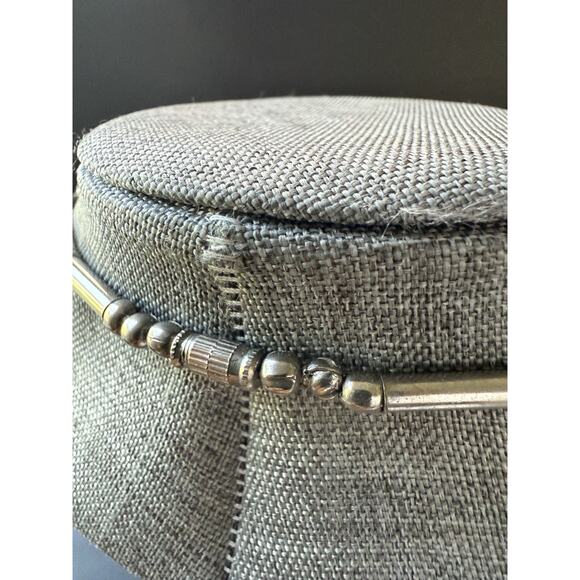 Vintage Multi Strand Silver Tone Bead Necklace Stackable Layered Boho Festival - Picture 2 of 5